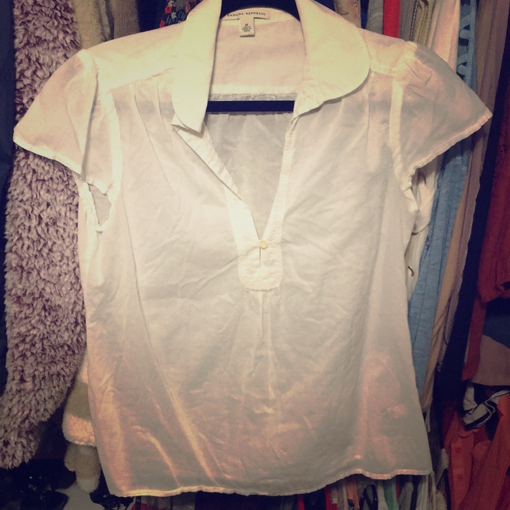 Banana republic Medium m casual business blouse